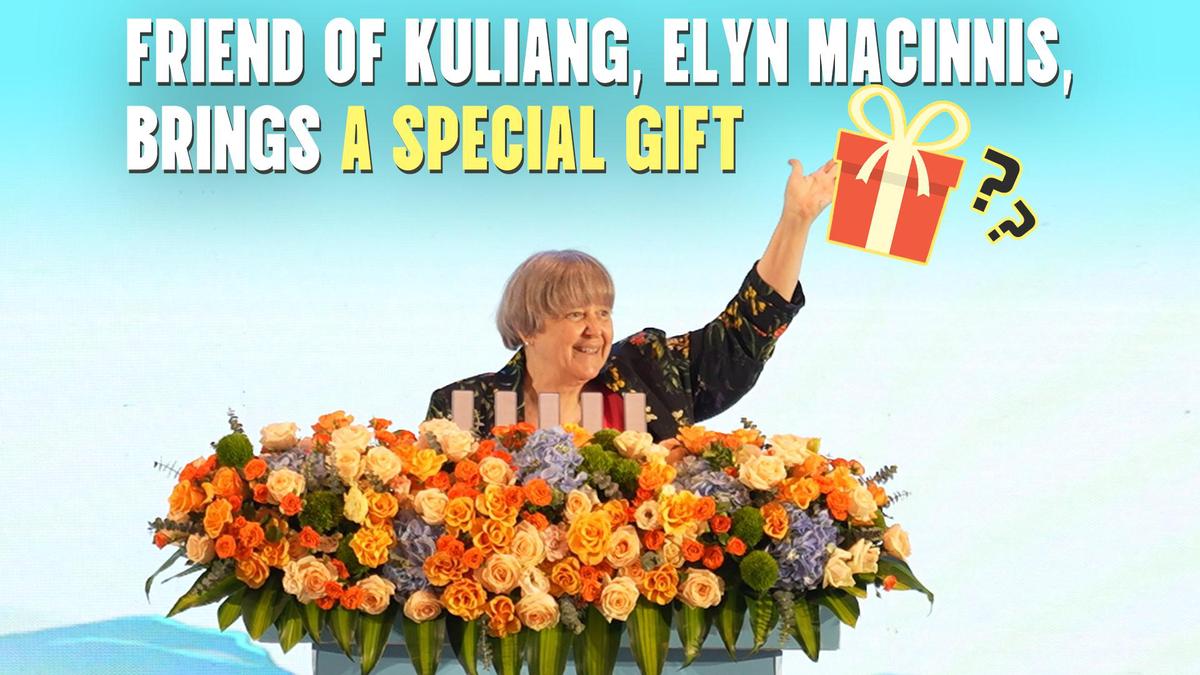 Elyn MacInnis brings a special gift back to Kuliang