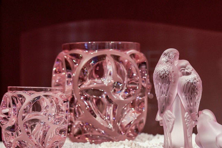 Pink adds unique luster to new crystal designs