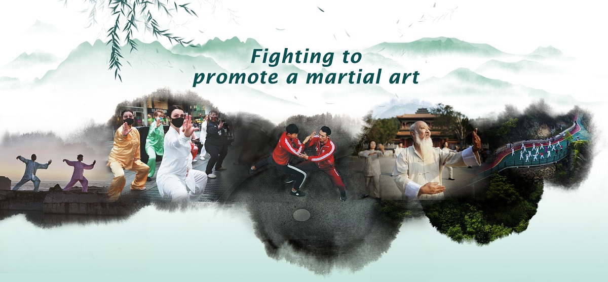 Fighting to promote a martial art