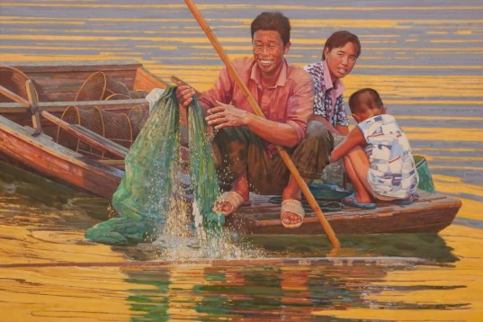 Shandong exhibition traces 40 years of local oil painting legacy
