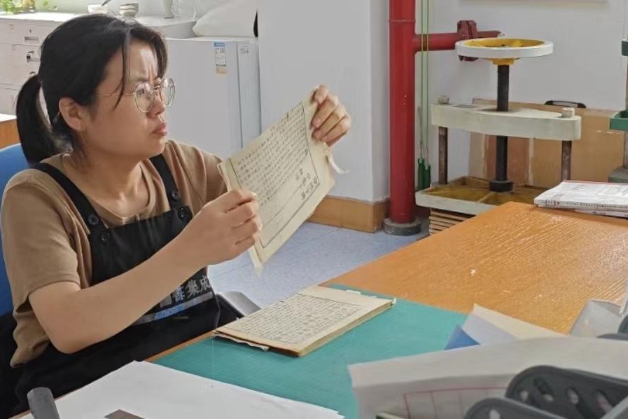 Ancient books receive new life under skilled hands