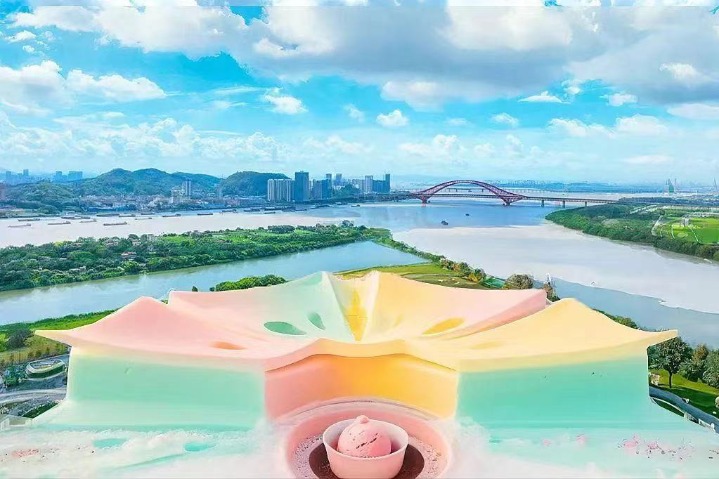 Iconic buildings in Nansha take on ice cream form