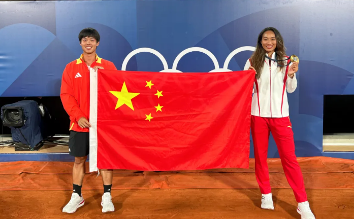 Guilin athlete sees tennis Olympic champion make history