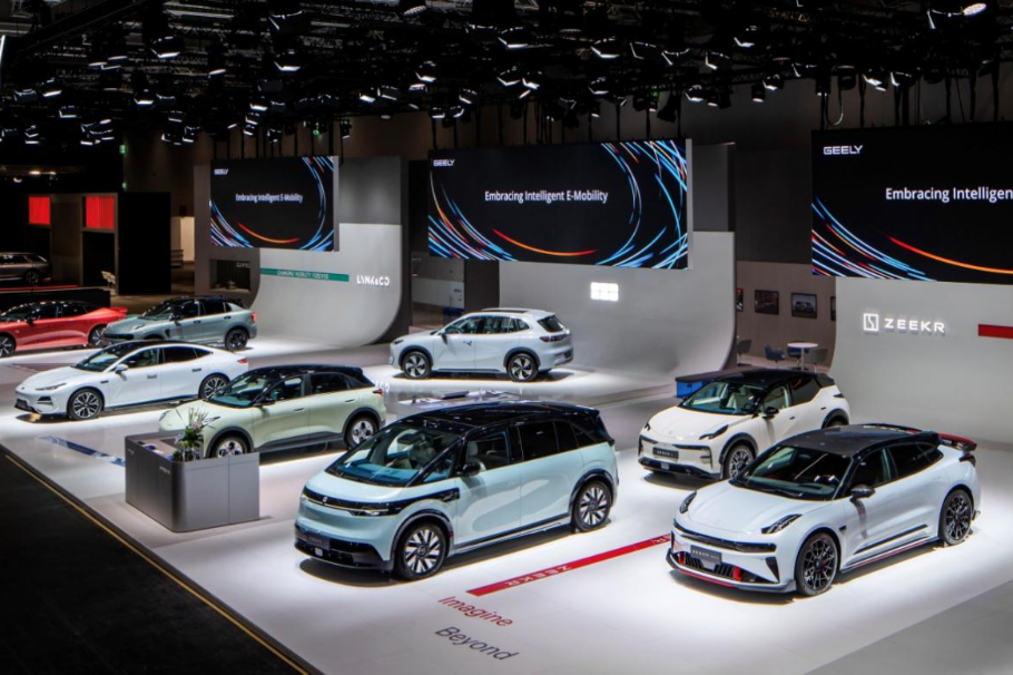 Geely showcases new electrified models at Frankfurt expo