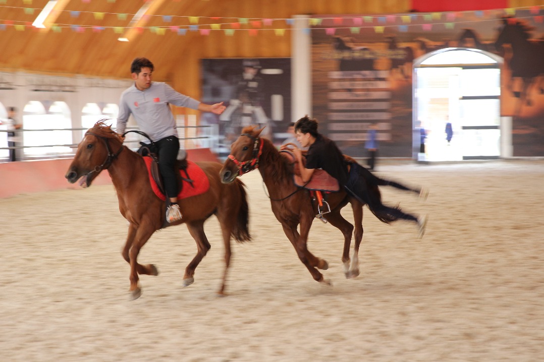 Xinjiang's deep horse-riding history