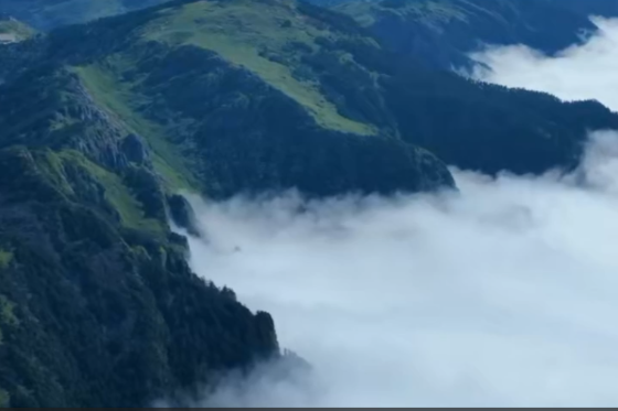 Breathtaking sea of clouds appeared in Shennongjia