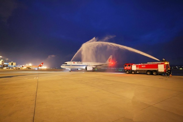 China's homegrown jet C919 completes first commercial flight in Hangzhou