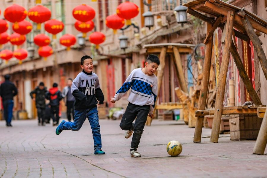 Kashgar's ancient city rises from dust through people-centered protection, renovation