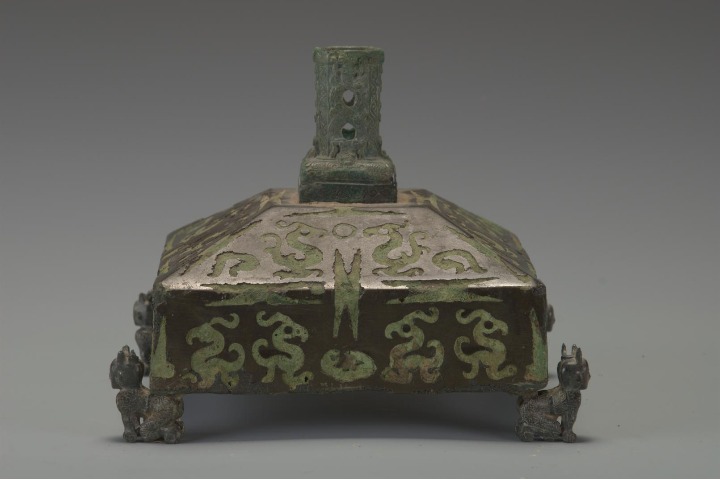 Bronze base from over 2,000 years ago boasts intricate design