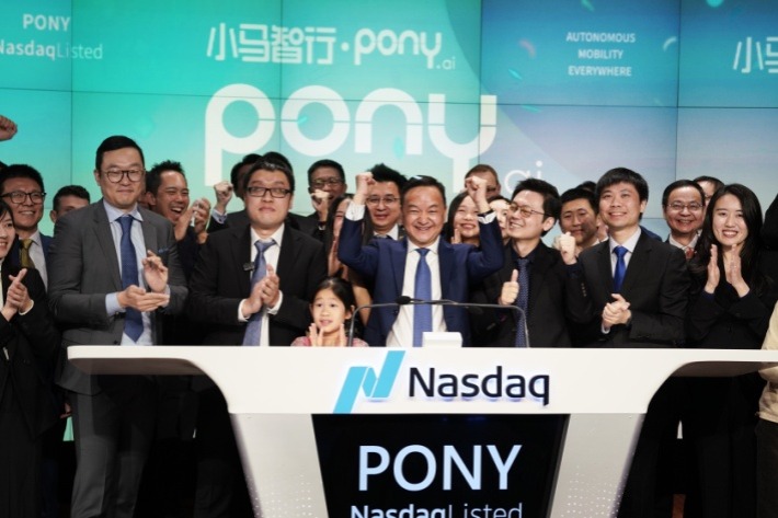 Chinese self-driving startup Pony.ai debuts on Nasdaq