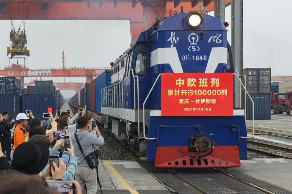 Freight train a key link between China, Europe