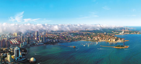 Coastal city jumps into the deep blue