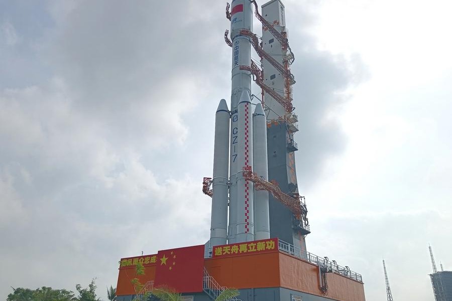 China to launch cargo craft Tianzhou 8 on Friday night