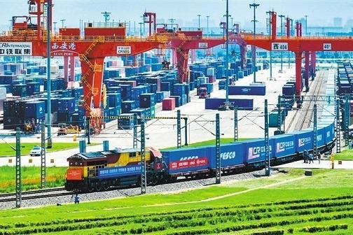 Xi'an leads the nation in China-Europe freight train services