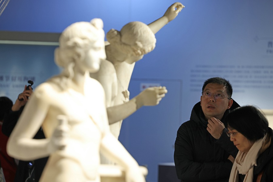 Ancient Greek and Roman sculpture art exhibition starts China tour