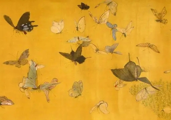 Silk painting imbued with wishes for triumph in imperial examinations