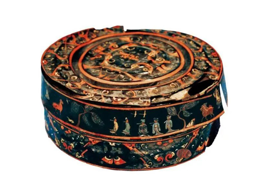 Warring States Period lacquer box decorated with the earliest serial narrative art in China