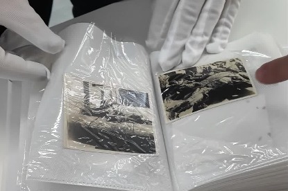 Frenchman brings photos documenting Japan's wartime atrocities, restoring historical photos with AI