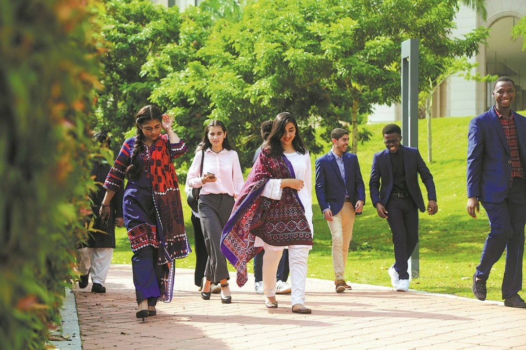 Countries benefiting from collaborative research