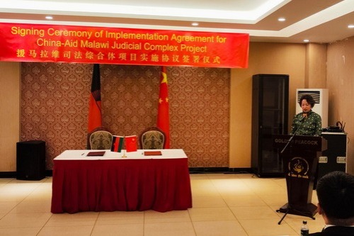 Malawi and China sign $80m agreement to construct judicial complex