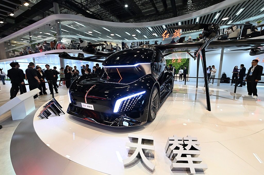 China's FAW unveils Hongqi flying car with over 200 km range