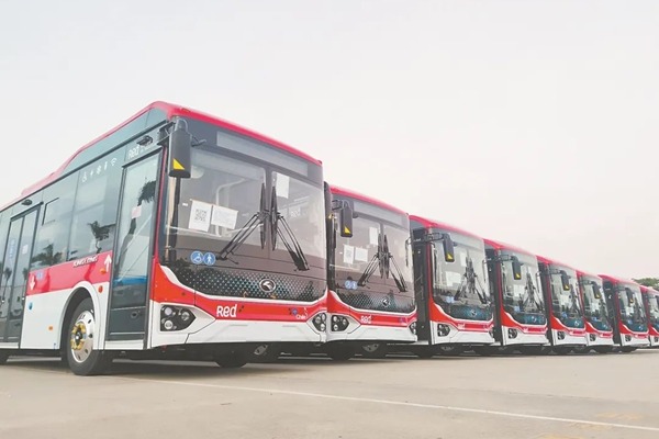 Xiamen exports over 100 new energy buses to Chile