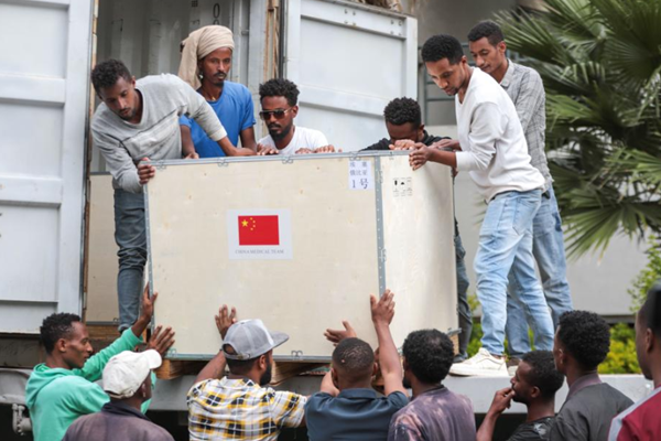 Chinese medical team donates medical supplies to Ethiopian hospital