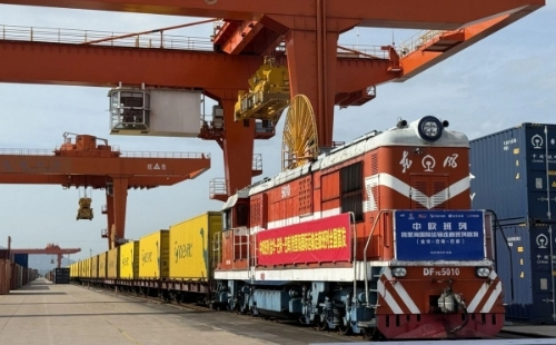 Zhejiang sees increasing China-Europe freight trains in H1