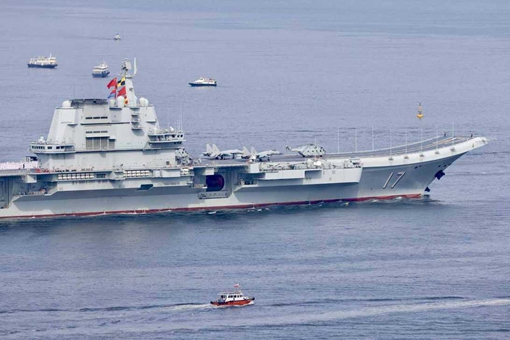 Carrier CNS Shandong arrives in HK for maiden visit