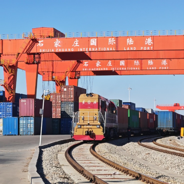 Shijiazhuang port leads Beijing-Tianjin-Hebei rail trade