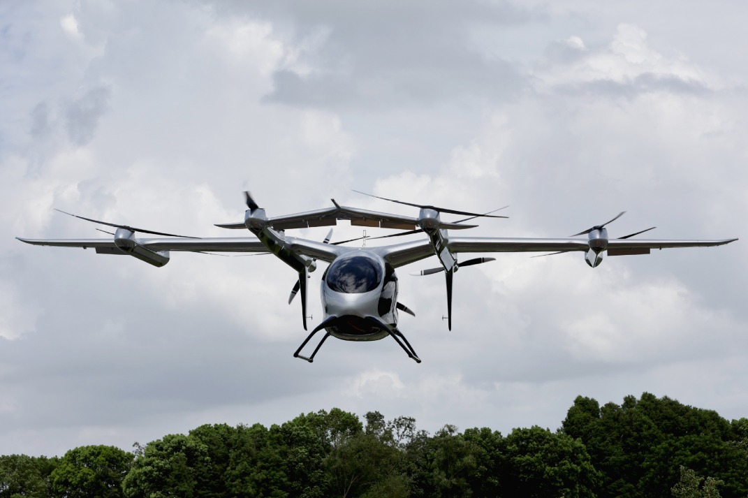 China-made ton-class eVTOL delivered