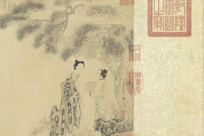 Ming Dynasty artist's painting depicts celebration of Qixi Festival