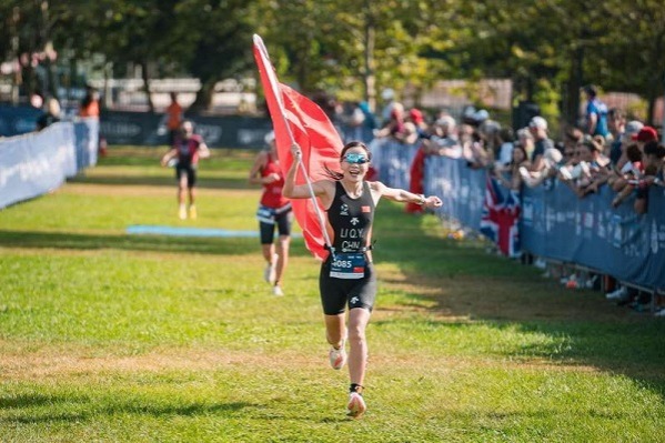 Xi'an athlete wins bronze medal in Asia Triathlon Championships