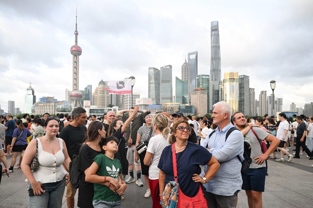 China reports over 50% surge in visa-free foreigner entries in first 8 months