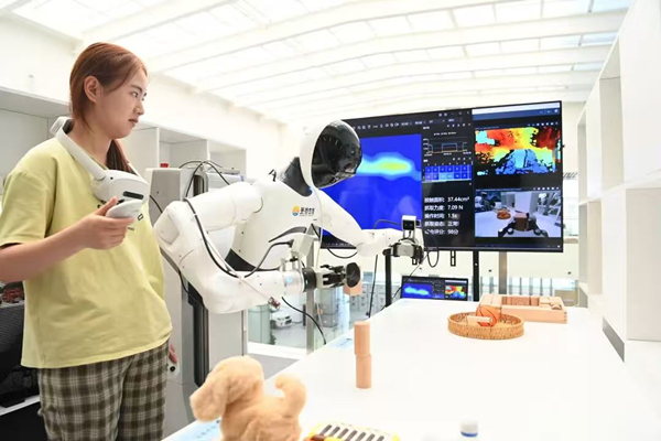 OVC launches first humanoid robot tactile training center