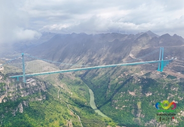 World's highest bridge triathlon international challenge held in Guizhou