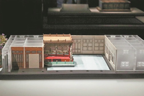 Paper models preserve the soul of Qing architecture