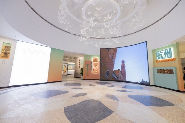 Hangzhou-Verona exchange pavilion opens to great fanfare