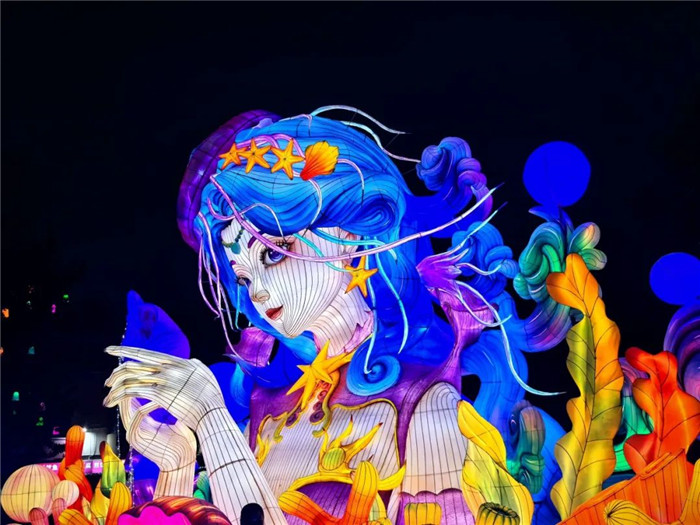 Ancient myths meet dazzling light tech in Qingdao