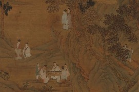 Celebrating Double Ninth Festival with ancient painting