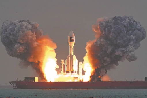 World's largest solid-fuel rocket makes 2nd flight