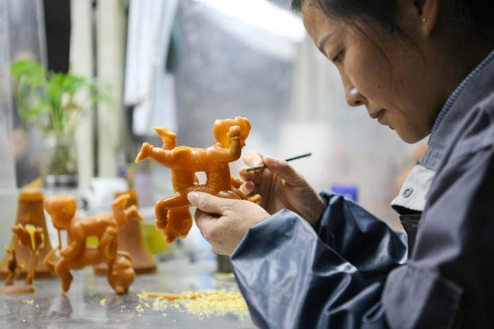 Tongling revives ancient 'lost-wax' casting for modern innovation