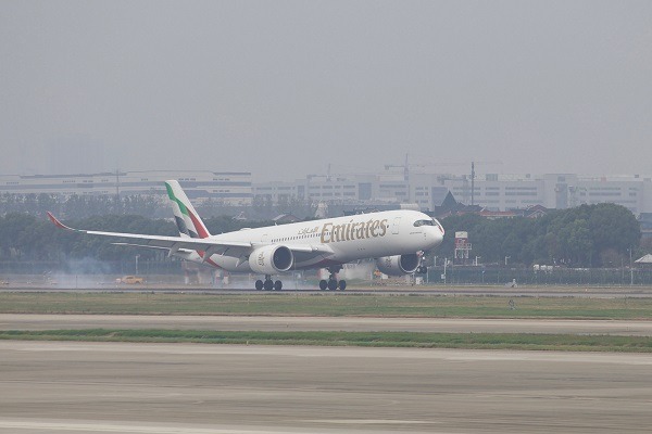 Emirates upgrades Hangzhou-Dubai route to Airbus A350