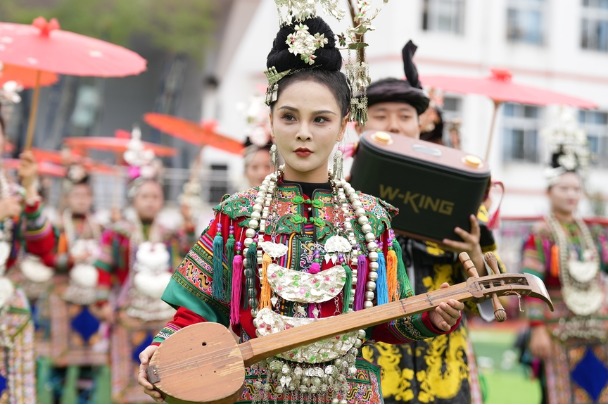 Miao New Year celebrations open in Leishan