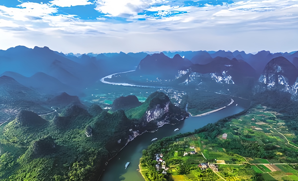 Guardians of jade ribbon: Guilin's Lijiang River reborn