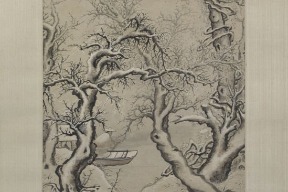 Winter deepens as Major Snow arrives, depicted in ancient painting