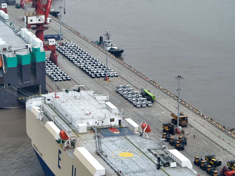 Shanghai South Port surpasses one million vehicle throughput