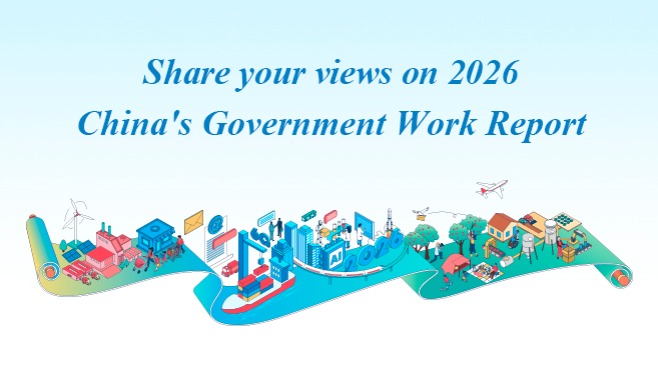 Share your views on 2026 China's Government Work Report