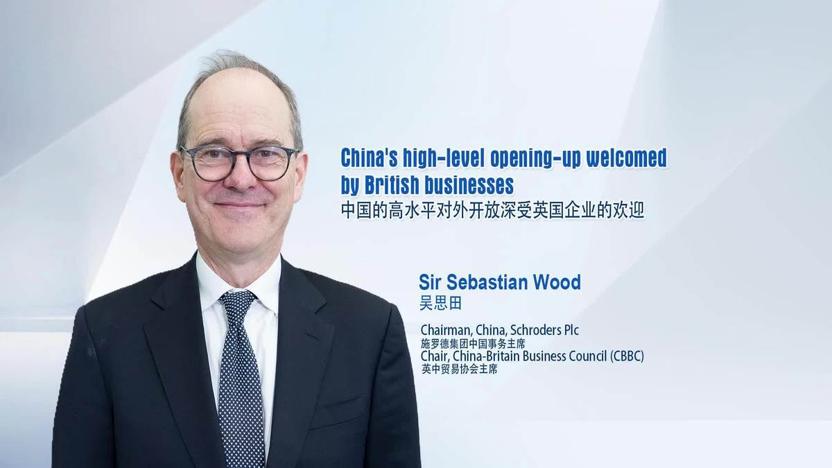 China's high-level opening-up welcomed by British businesses