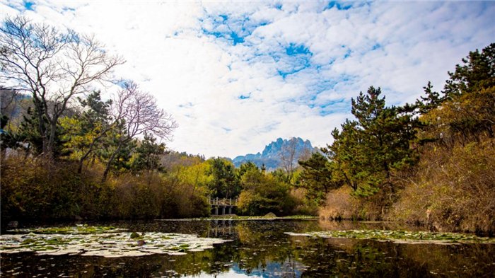 Winter wonders of mountains in Qingdao